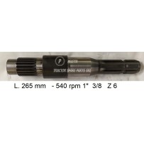 04337923 - 522255 - 1" 3/8 Z 6 - PTO Shaft Deutz