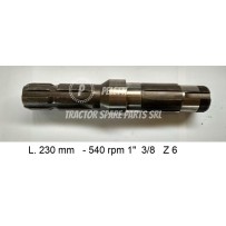 7700012302 - 510796 - 1" 3/8 Z 6 - PTO Shaft Renault Claas