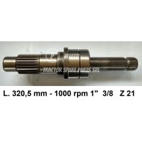 43F - 1" 3/8 Z 21 PTO Shaft New Holland | Officina Peletti