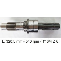 45 - 1" 3/4 Z 6 PTO Shaft New Holland | Officina Peletti