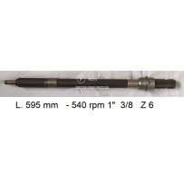 130 - 1" 3/8 Z 6 PTO Shaft Massey Ferguson | Officina Pelet