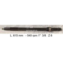 139 - 1" 3/8 Z 6 PTO Shaft Massey Ferguson | Officina Pelet