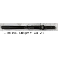 140 - 1" 3/8 Z 6 PTO Shaft Massey Ferguson | Officina Pelet
