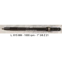 140A - 1" 3/8 Z 21 PTO Shaft Massey Ferguson | Officina Pel