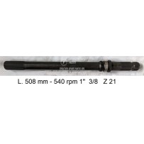 140B - 1" 3/8 Z 21 PTO Shaft Massey Ferguson | Officina Pel