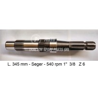 142 - 1" 3/8 Z 6 PTO Shaft Massey Ferguson | Officina Pelet