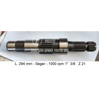 147B - 1" 3/8 Z 21 PTO Shaft Massey Ferguson | Officina Pel