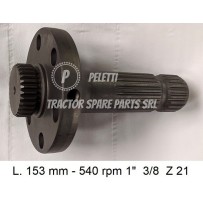 148/2 - 1" 3/8 Z 21 PTO Shaft Massey Ferguson | Officina Pe