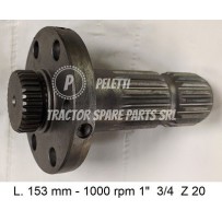 148/3 - 1" 3/4 Z 20 PTO Shaft Massey Ferguson | Officina Pe