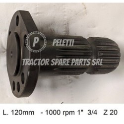 159/1 - 1" 3/4 Z 20 Zapfwelle Massey Ferguson | Officina Pe