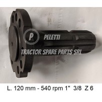 160 - 1" 3/8 Z 6 PTO Shaft Massey Ferguson | Officina Pelet