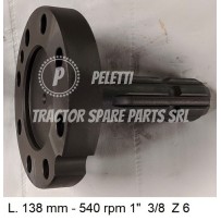 148/8 - 1" 3/8 Z 6 PTO Shaft Massey Ferguson | Officina Pel