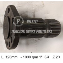 S4 - 1" 3/4 Z 20 PTO Shaft Same | Officina Peletti