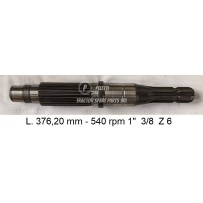 148/6 - 1" 3/8 Z 6 PTO Shaft Fendt | Officina Peletti