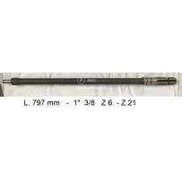 L28712  - 507689 - 1" 3/8 Z 6 - PTO Shaft John Deere