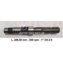 137 - 1" 3/8 Z 6 PTO Shaft Massey Ferguson | Officina Pelet