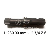 150/9 - 1\" 3/4 Z 6 PTO Shaft Valtra | Officina Peletti